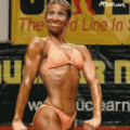 funny muscle lady