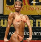 funny muscle lady
